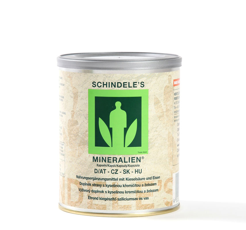 500 kaps Schindeleho minerály