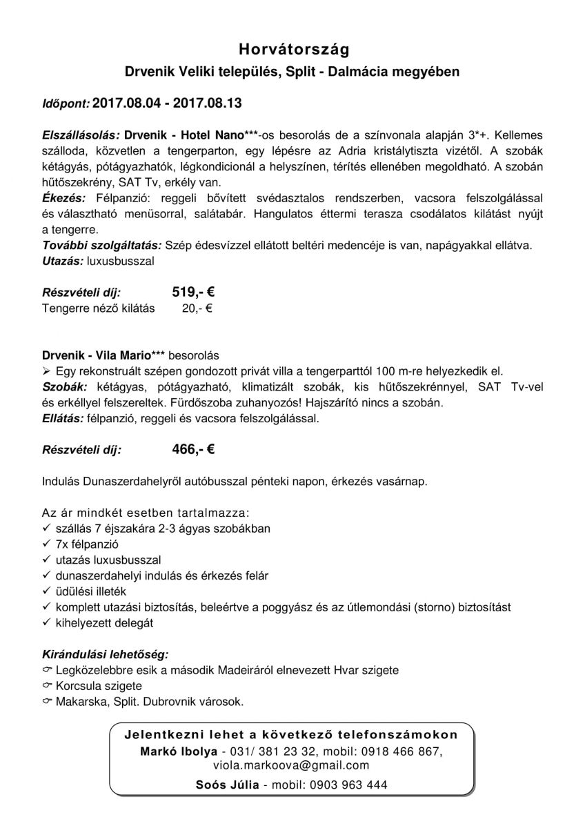 Chorvátsko - Horvátország