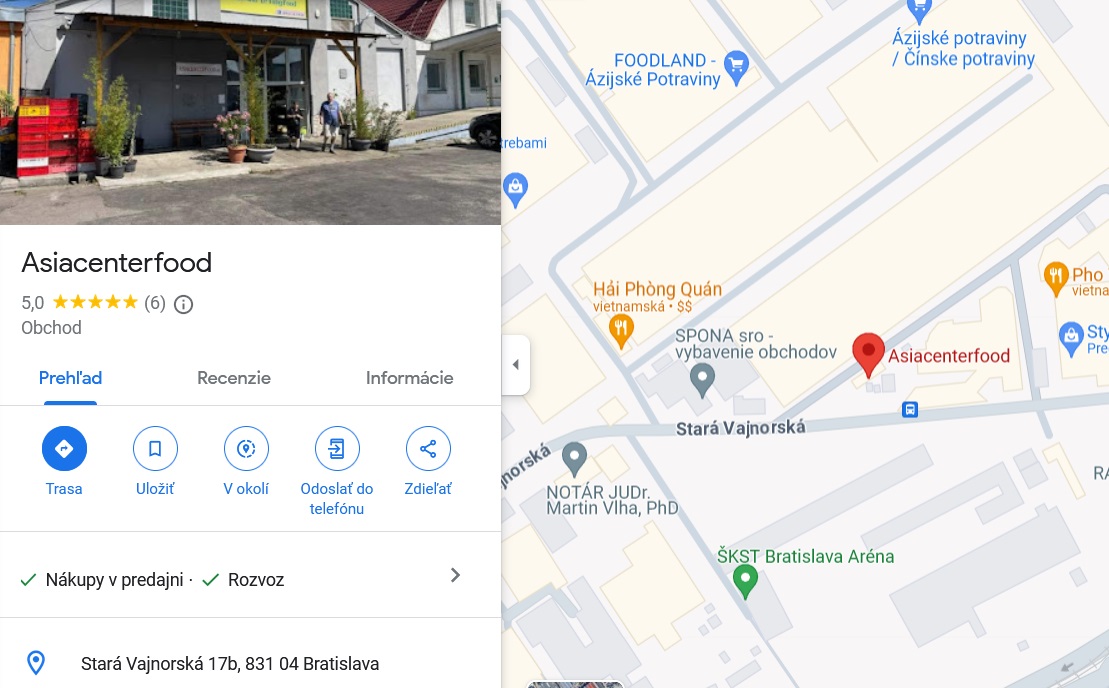 TU NÁS NÁJDETE - MAPA