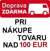 Doprava zdarma nad 100 €!