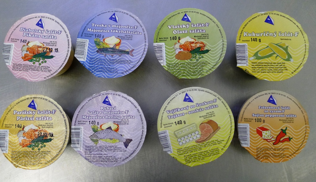 Balené majonézové šaláty