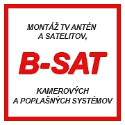 B - SAT Veľký Meder, montáž antény a satelitov, kamerové systémy, poplašné systémy