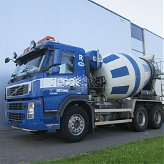 Domiešavač betónu značky Volvo