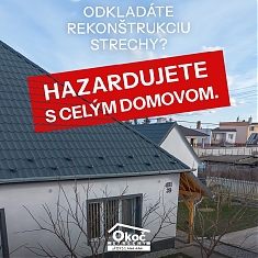 Prečo neodkladajte rekonštrukciu strechy
