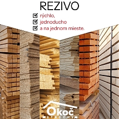 Stavebné rezivo na mieru Veľký Meder - hranoly, dosky, strešné laty, tatranský profil, OSB dosky