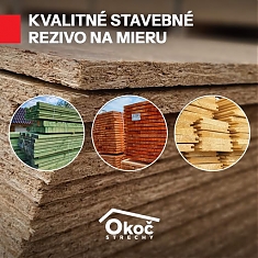 Stavebné rezivo na mieru Senec - hranoly, dosky, strešné laty, tatranský profil, OSB dosky