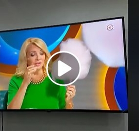 Naša cukrová vata v televízii