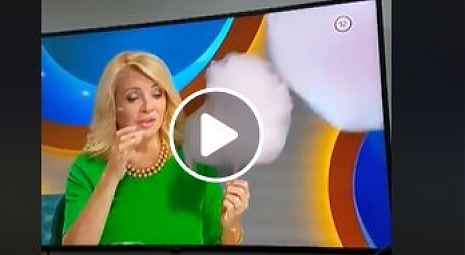 Naša cukrová vata v televízii