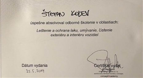 CERTIFIKÁTY