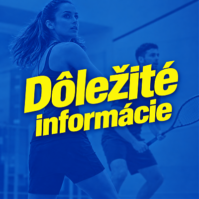 DÔLEŽITÉ INFOMÁCIE