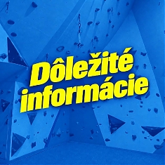 DÔLEŽITÉ INFOMÁCIE