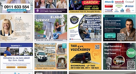 Reklama Dunajská Streda