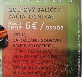 Golf pre každého