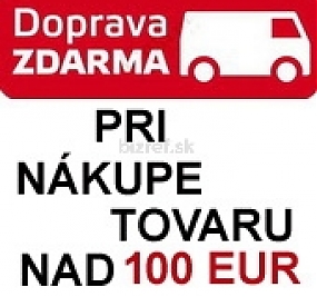 Doprava zdarma nad 100 €!