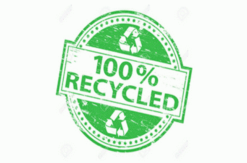 100% RECYCLED
