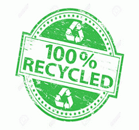 100% RECYCLED
