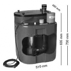 EBARA MINI RIGHT 1xDN50 1,3kW 300 l/min 10,5 H/max