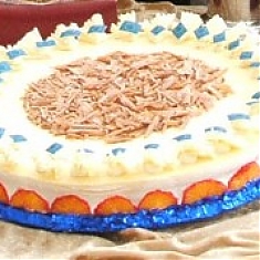 TORTA S ORIEŠKOVO-POMARANČOVÝM KRÉMOM