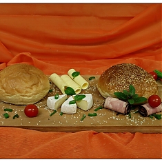 Žemľa na hamburger