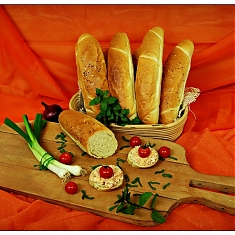 100g Rožok s posypom soľ, rasca