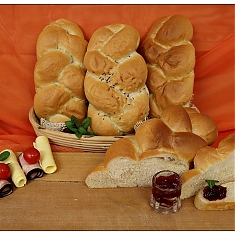 Pletenka s posypom soľ, rasca, mak