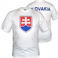 Tričko SLOVAKIA biele