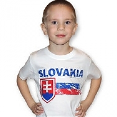 Tričko SVK vlajka biele JR