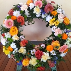 Smútočný vypichovaný veniec Mix