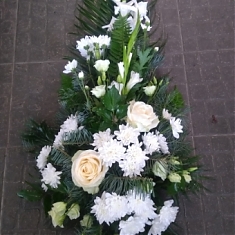 Smútočná vypichovaná kytica Gladiola