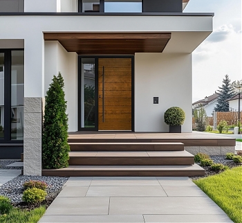 Exkluzívna dverná výplň, ktorá spája moderné technológie s prírodnou krásou dreva. Vchodová výplň Gava W 341 sú k dispozícii aj v dvoch odtieňoch bielej (pre rôzne profilové systémy).