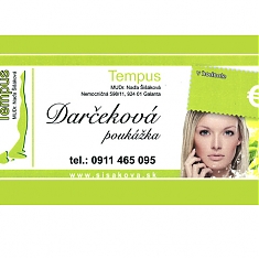 Darčekové poukážky