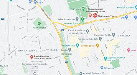 Mapa - Takto nás nájdete