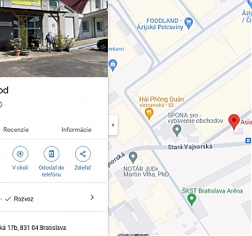TU NÁS NÁJDETE - MAPA