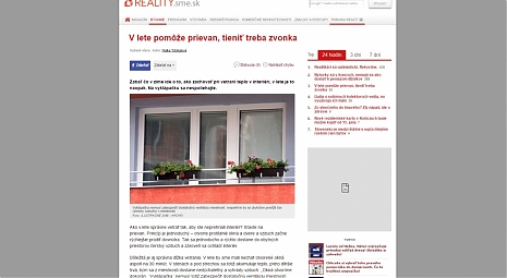 O vetraní v lete 1