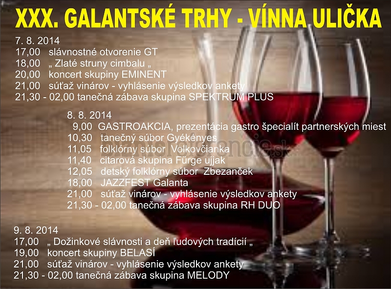2014 - GALANTSKÉ TRHY
