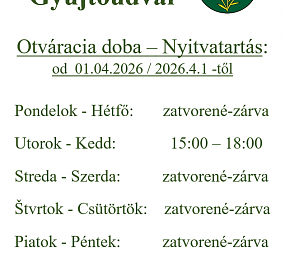 Zberný dvor - Gyűjtőudvar