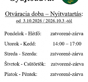 Zberný dvor - Gyűjtőudvar
