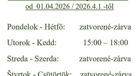 Zberný dvor - Gyűjtőudvar