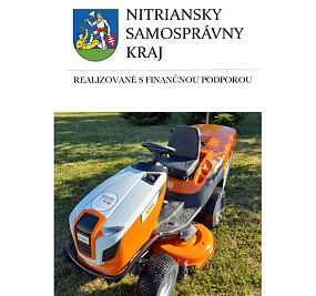 Projekt: Nákup traktorovej kosačky /2026/