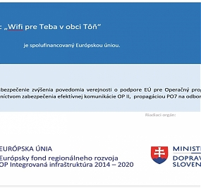 PROJEKT: Wifi pre Teba v obci Tôň