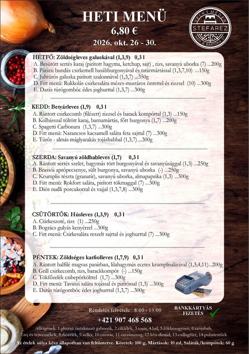 DENNÉ MENU - HU