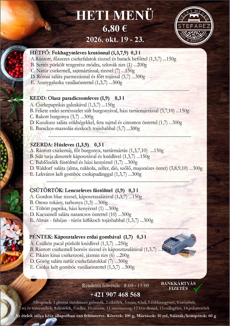 DENNÉ MENU - HU