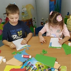 Kreatívna chvíľka v našej škôlke