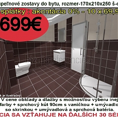 Kúpeľňové zostavy do bytu