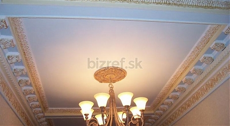 Ozdobné lišty, sadrokartón, Ružomberok
