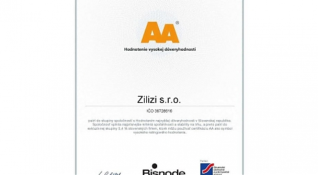 CERTIFIKÁT KVALITY