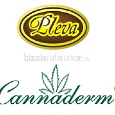 Značky Cannaderm a Pleva