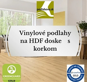 Vin. podlahy na HDF doske s korkom