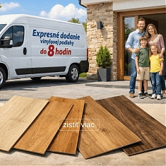 EXPRESNÉ DODANIE VINYLOVEJ PODLAHY DO 8 HODÍN!