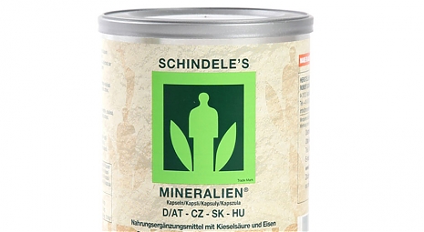 500 kaps Schindeleho minerály